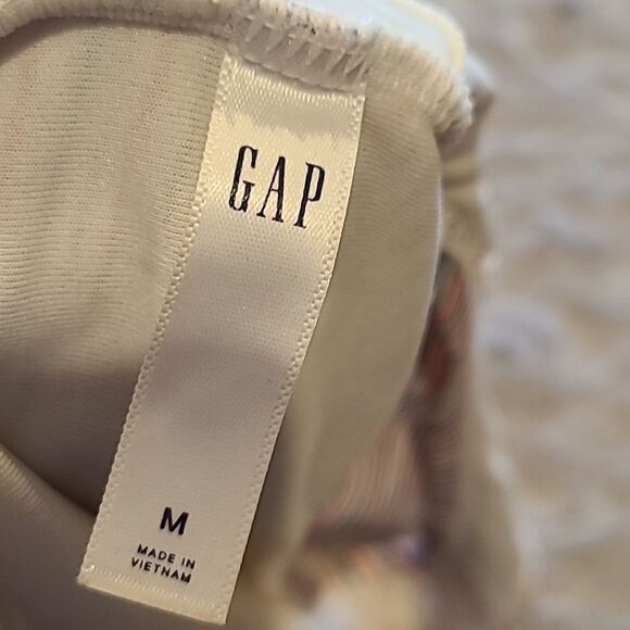 Gap womens‎ red, white and blue lace up back swimsuit top size medium - Picture 4 of 4